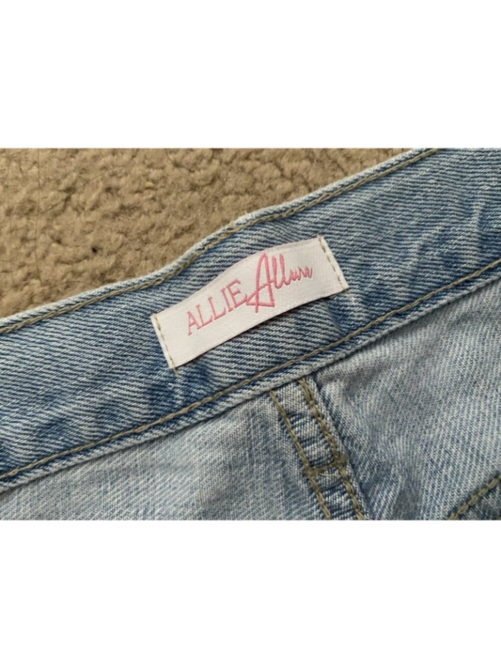 Women's JBD By Just Black Denim Light Wash Distressed Straight Leg Jeans Sz 27 - Picture 5 of 7